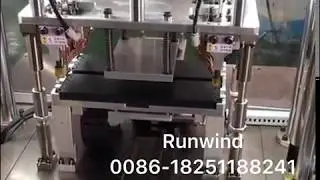 Heat staking welding machine for battery case with servo motor