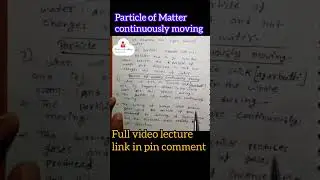 particle of matter continuously moving #shorts #science #shortsvideo