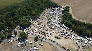 Ozora Festival 2024 - Drone Flight Wednesday 31., Part2 MainStage Artibarn Circus FamilyCamp