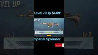 Imperial splendor M-416 LEVEL 2 UPGRADE #pubgmobile #shorts #m416