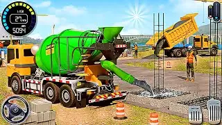 Heavy Excavator Driving Game 3D - City Bridge Builder Simulator 2025 | Android Gameplay
