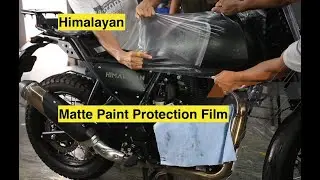 2022 Royal Enfield Himalayan Matte Paint Protection Film | NuGen PPF | F24 Car Care | Bangalore