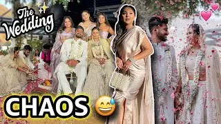 *BEAUTIFUL BUT CHAOTIC AF* Mridul and Aditya's Wedding Vlog PART 2  | Aanam C