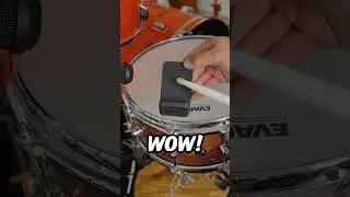 Have you ever stopped a creeping bass drum with this? #shorts #short #tip #diy #tone  #drums #tuning
