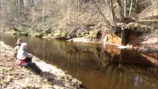Водопад Куйкуле. Kuikules ūdenskritums. 11.04.2015