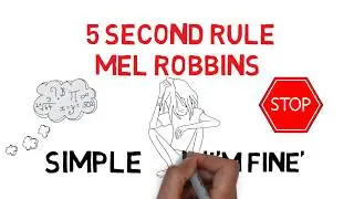 5 second rule by Mel Robbins: ANIMATED BOOK REVIEW
