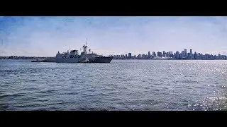 HMCS Winnipeg In Vancouver Harbour