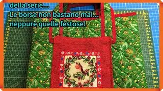 Borsa trapuntata con pezzi presi qua e là. Mi sono divertita!🤩