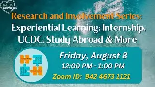 Experiential Learning: Internship, UCDC, Study Abroad & More