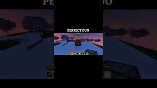 perfect duo   #trending #pvp #minecraft #manhunt