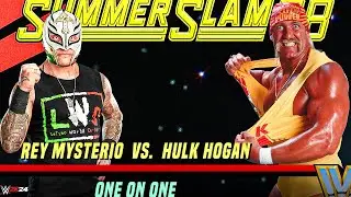 Rey Mysterio vs Hulk Hogan &ndash; The Ultimate Underdog vs The Immortal One | WWE 2K24 Full Match