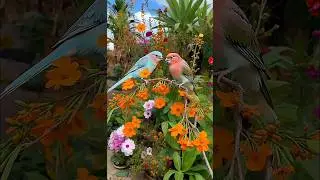 Spring Birds in Bloom 4K | Peaceful Nature Sounds #birdsong #birds #пташки