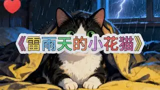 【雷雨天的小花猫】雷雨天｜小花猫｜启蒙早教｜儿童视频｜故事分享｜安全教育