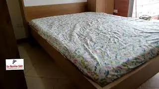 Cama de empotrar, más biblioteca.
