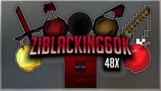 ZIblacking 60k Pack by Ziblacking   MINECRAFT BE PVP TEXTUREPACK REVIEW Ziblacking (48x) [FPSBOOST]