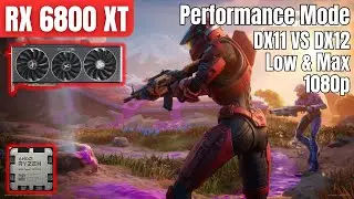 RX 6800 XT & R7 7800X3D: Fortnite | Chapter 6 | Performance Mode | DX11 VS DX12 | Low & Max | 1080p
