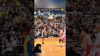 5&rsquo;2&rdquo; Kid wins Dunk Contest in China 🤯 #teamflightbrothers
