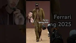 Ferrari 🏎️🔥🤌🏻 Spring 2025 #fashion #runway #ferrari #milanfashionweek #review
