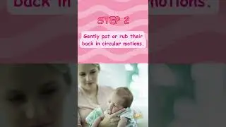 How to Burp Your Newborn in 3 Simple Steps! #newborn #parentingtips  #babycareshorts