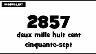 How to pronounce 2857 in French