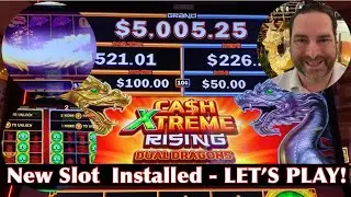 Live Slot Play on Cash Extreme Rising - Dual Dragons ... Let's Try To Land Both Bonuses and Win!