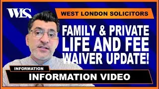 Immigration with Tariq - Family and Private Life & Fee Waiver Update!