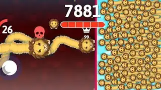 King Hacker Snake Vs Boss king Snake Best god mod menu Snakeio Gameplay.