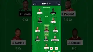 TKR vs SKN Dream11 Team | TKR vs SKN Cpl 2024 Dream11 Team | TKR vs SKN GL Team Today Match