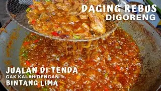 Jualan di Tenda Rasa Restoran || Masakan Aceh Rayeuk -  Sie Reuboh Goreng - Ayam Goreng Daun Kari