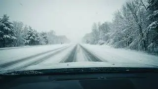 Heavy Snowfall Day Drive in Oslo, Norway 4K | Winter Driving Slow TV | No Talking