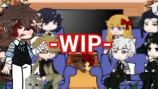BSD react to Dazai[WIP]||ships| part 0,5/2|