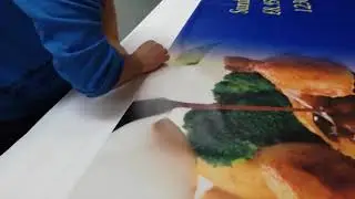 Qflow Display Putting together a Banner