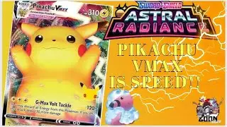 Pikachu VMAX IS FUN and Fast!! (Astral Radiance Deck Profile)