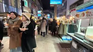 Walking in Myeongdong, Seoul 