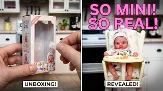 Unboxing a Mini Silicone Baby Doll