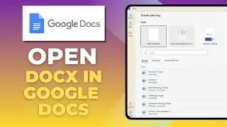 How To Open A Microsoft Word Docx In Google Docs