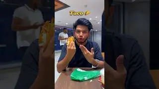 Burger King&rsquo;s Veg Taco 🌮😍 #shorts
