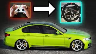 I tried Need For Speed On a Steering Wheel