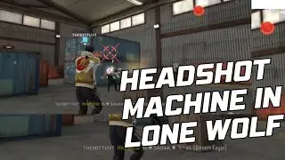 LONE WOLF GAMEPLAY #AND I THINK I AM A HEADSHOT MACHINE 😁😁