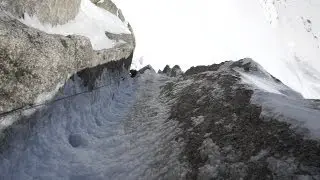 Goulotte  La Pépite Petite Aiguille Verte Chamonix Mont-Blanc montagne alpinisme mixte