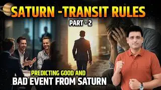 Saturn -Transit Rules - Predicting Good and Bad Event from Saturn  Part -2 #saturntransit #astrology