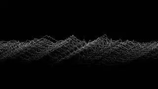real time reactive isometric waveform renderer [ x-mas morning demo ] #visualization #data #mp3