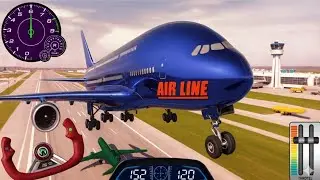 Flight Airplane City Pilot Simulator - Boeing Plane Emergency Landing - Android Gameplay