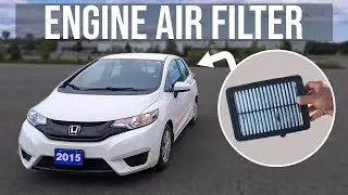 How to Replace Engine Air Filter - Honda Fit (2015-2020)