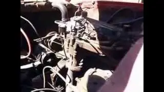 1960 Dodge Dart Seneca Red Bomb first engine start