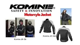 Komine Jacket (Black Titanium) Unisex (JK-063 and JK-146)
