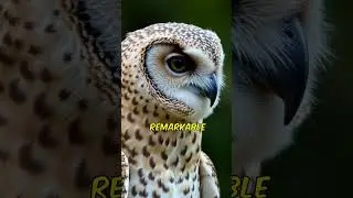 Why Do Owls Turn Their Heads So Far? 🦉🔄 #OwlFacts #NatureSkills #Shorts