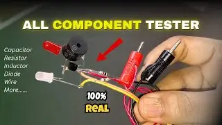 ALL COMPONENT TESTER | Capacitor, Diode, Resistor, Transistor | 100% Working  | DIY Project