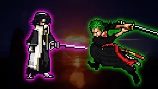 Request | Byakuya TYBW OP VS Zoro Onigashima Buff OP | MUGEN 1.1