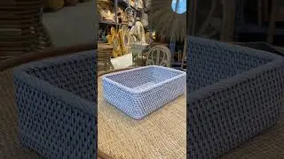 Rattan rectangle rattan tray wholesale| Vietnam handicraft manufacturer